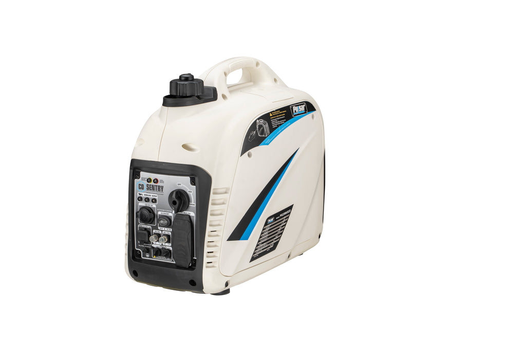 Recoil Start Super Quiet Gasoline Powered Portable Inverter Generator with Advanced CO Shutoff