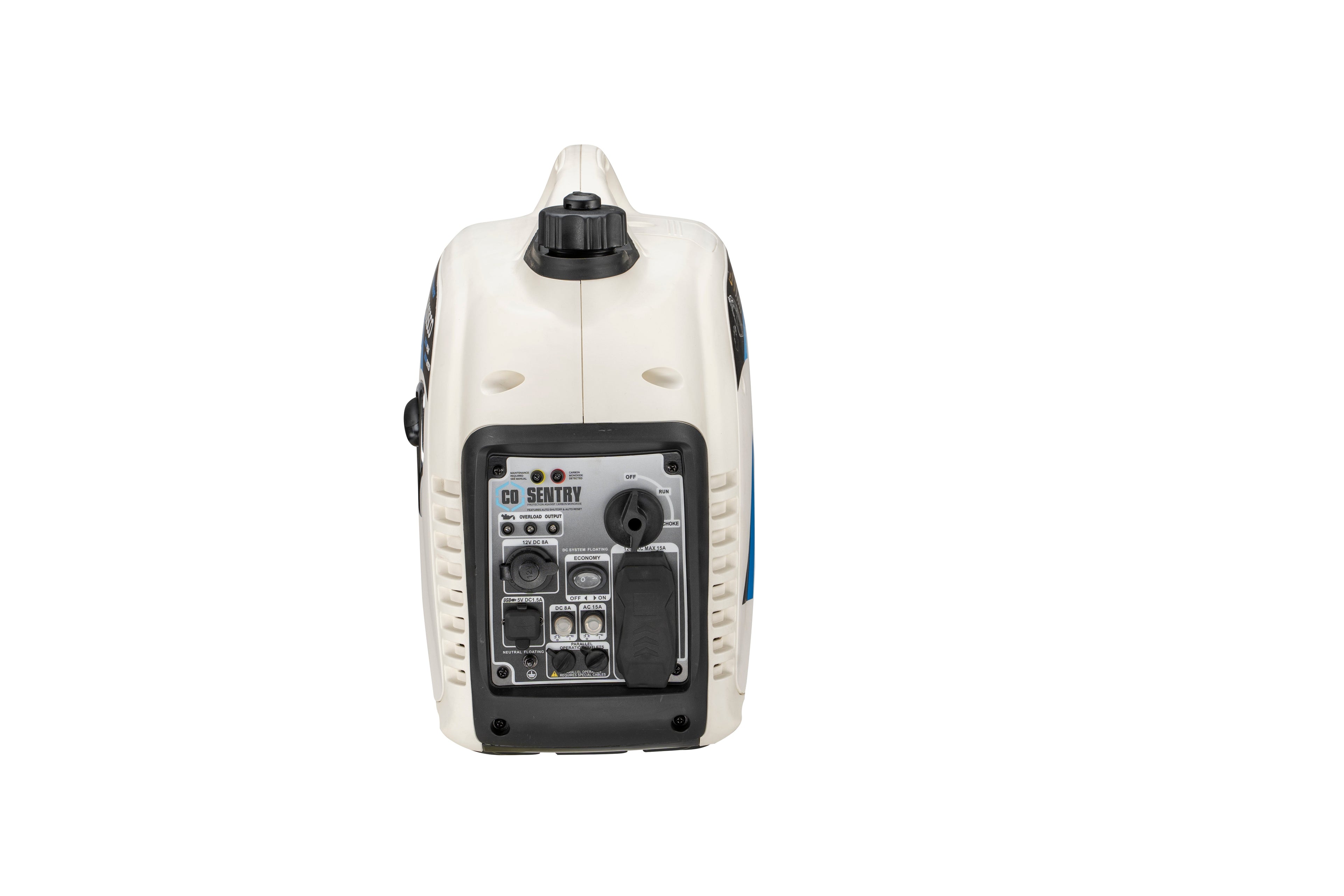 Recoil Start Super Quiet Gasoline Powered Portable Inverter Generator with Advanced CO Shutoff