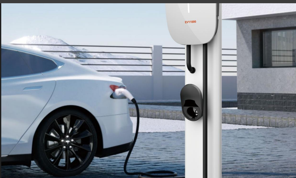 Pro EV Chargers with PowerSmart, White, 48AHardwire, J1772