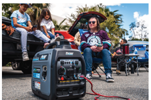 Dual Fuel 4000W Inverter Generator with CO ALART GX400BN