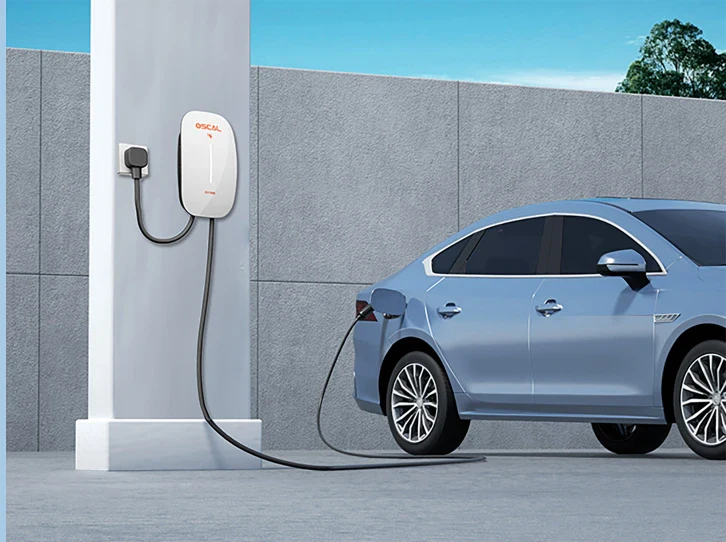 Pro EV Chargers with PowerSmart, White, 48AHardwire, J1772