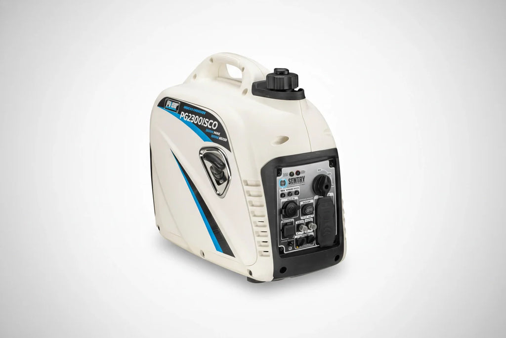 Recoil Start Super Quiet Gasoline Powered Portable Inverter Generator with Advanced CO Shutoff